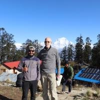 guide-ram-with-guest-on-khopra-trek 