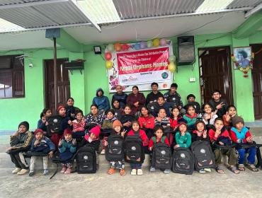 Children group at The Orphans Homes