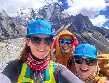 Female-trekking-guide-at-Icicles-Adventure 