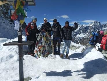 Prakash Sodari at Cho-La Pass