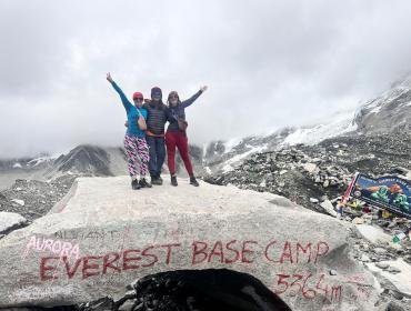 Sarala-Nepal-at-Everest-Base-Camp 