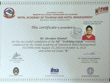 trekking-guide-certificate-NATHM 